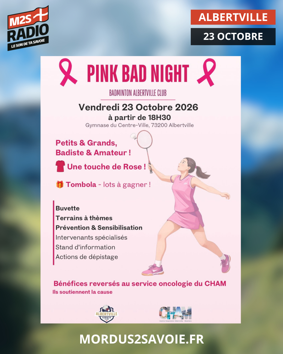 Photo: mordus2savoie.fr Pink bad night